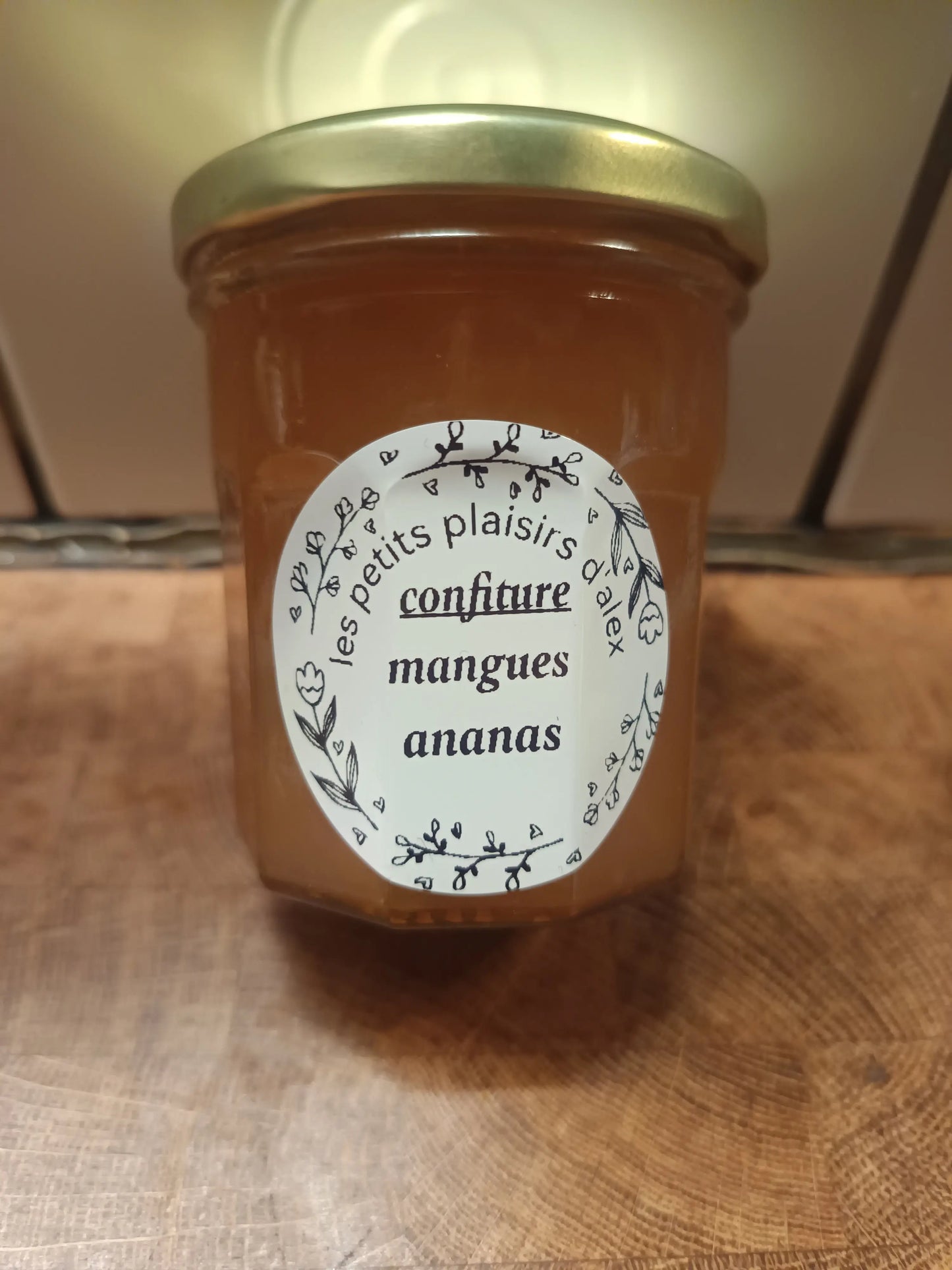 confiture ananas mangue