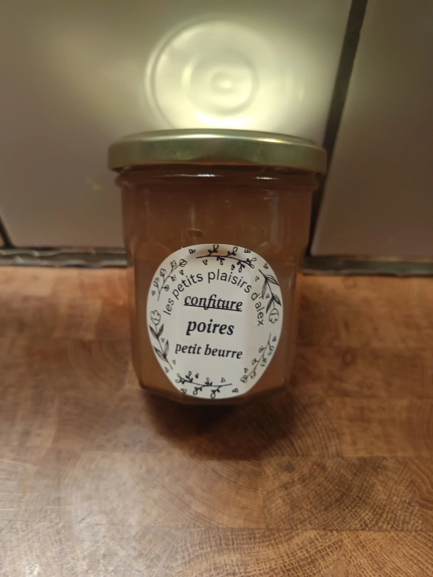 confiture poire petit beurre les petits plaisirs d'alex