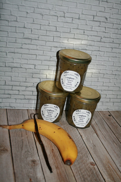 Confiture banane kiwi vanille
