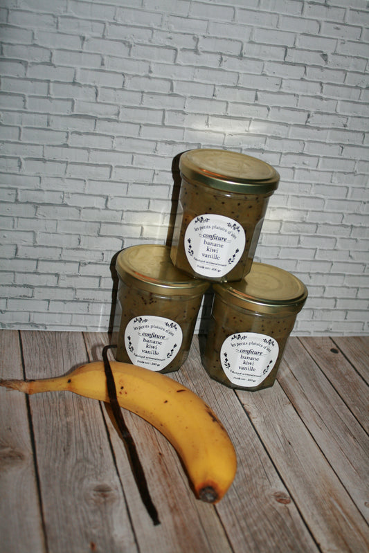 Confiture banane kiwi vanille