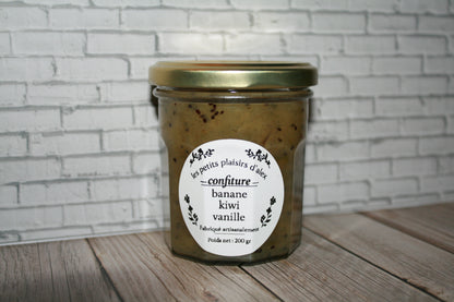 Confiture banane kiwi vanille