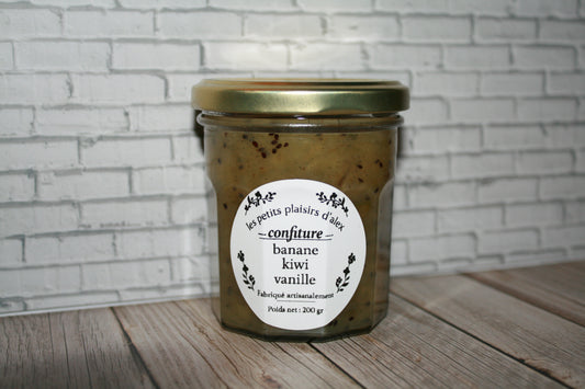 Confiture banane kiwi vanille