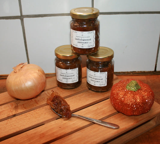 confit d'oignons et raisins secs au vinaigre de cidre Ma boutique