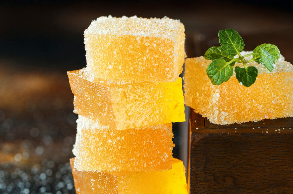 Pâte de fruits à la poire